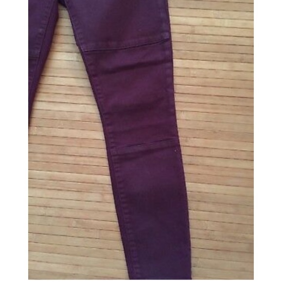 Gap 1969 coated vamp red skinny jeans - Picture 5 of 8